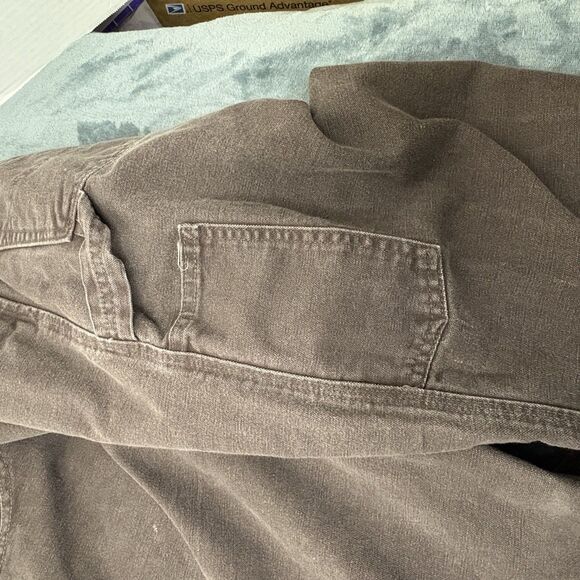 Carhartt B174 DKB Men's Relaxed Fit Brown Duck Carpenter Pants 42X34(40x32) Y2K - Picture 8 of 11